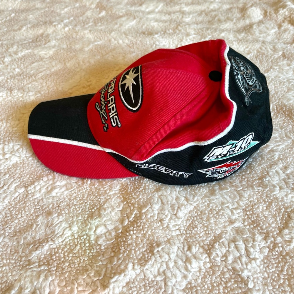 Red + Black Polaris Racing Hat - Picture 3 of 4